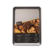 Wholesale - Baker's Secret Superb Collection- Aluminized steel steel Cookie sheet/Jelly Roll pan 0.6mm with wire inside the rolling 32.89x24x2.8cm, Whitford Quantum 2 -2 layer coating C/P 12, UPC: 6935780112725